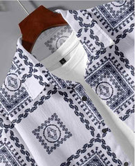 Men's Casual Summer Shirt Set 3D Print Two-piece Co-ord Set